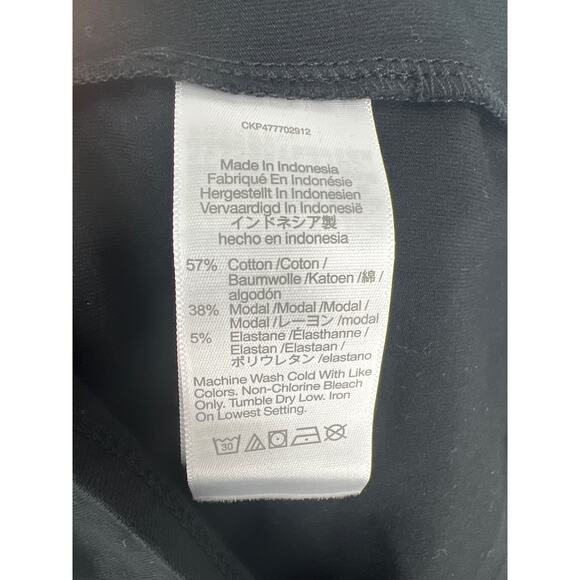 Madewell Black Brushed Ruched-Front Top NWT Size Small - Picture 10 of 11